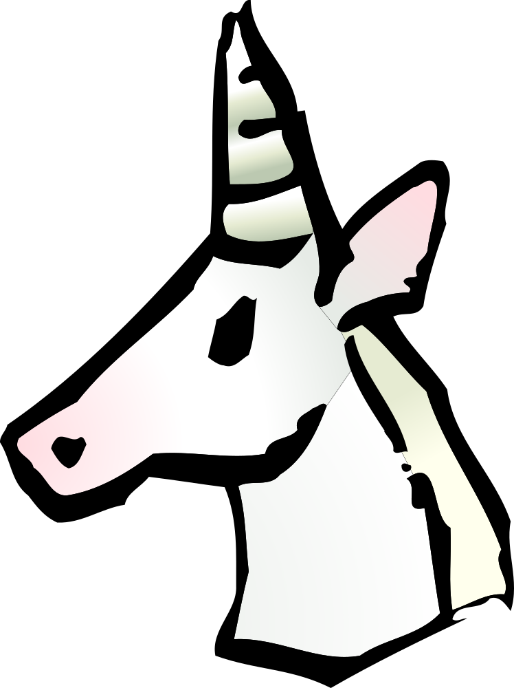 OnlineLabels Clip Art - unicorn icon